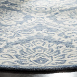 Safavieh Blossom 6'-0" x 6'-0" Rug in Blue / Ivory