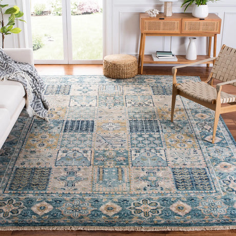 Safavieh Samarkand 10'-0" x 14'-0" Rug in Blue / Beige