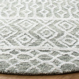 Safavieh Glamour 6'-0" x 6'-0" Rug in Green / Ivory