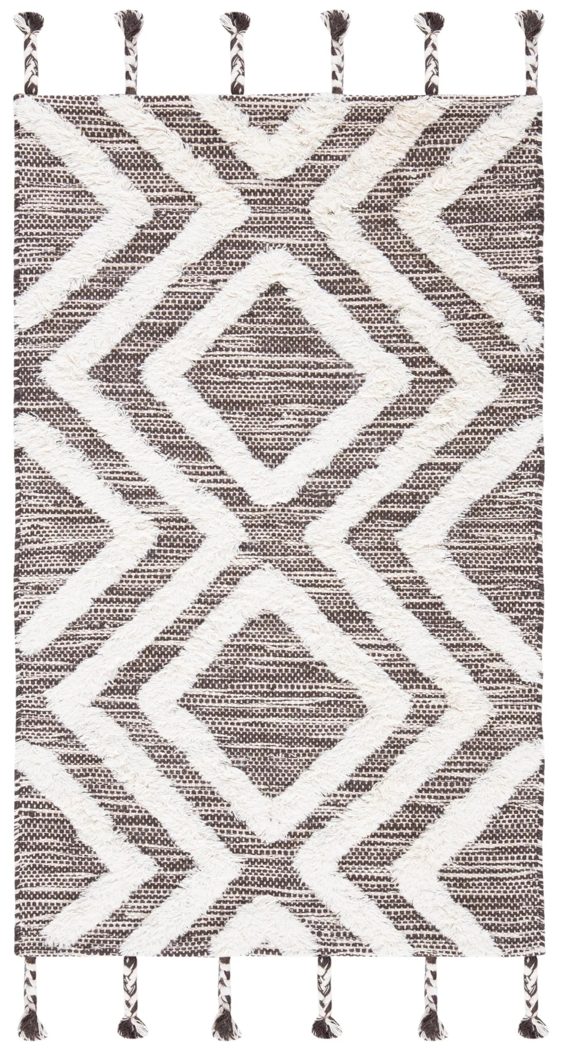 Safavieh Kenya 3'-0" x 5'-0" Rug in Brown / Ivory