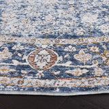 Safavieh Moondust 600 6'-0" x 6'-0" Rug in Ivory / Blue