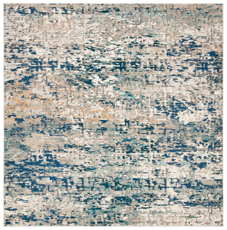 Safavieh Madison 6'-7" x 6'-7" Rug in Grey / Blue