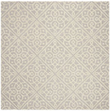 Safavieh Cambridge 6'-0" x 6'-0" Rug in Light Grey / Ivory