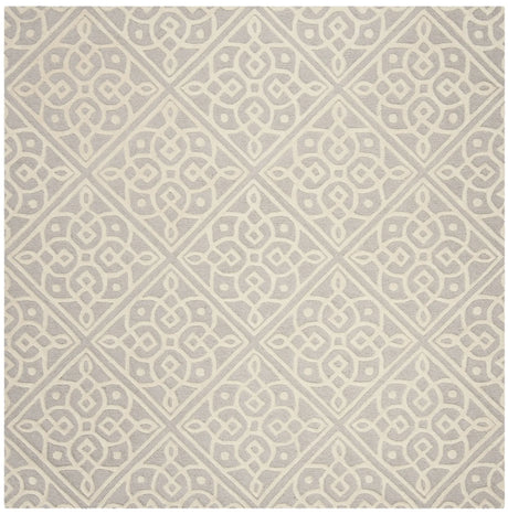 Safavieh Cambridge 6'-0" x 6'-0" Rug in Light Grey / Ivory