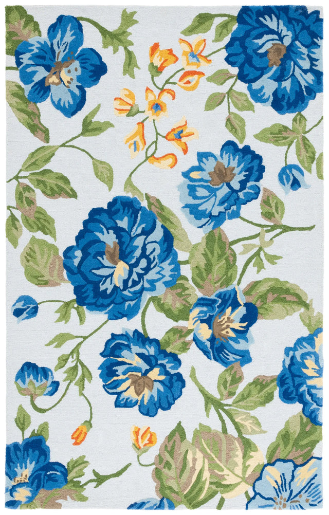 Safavieh Jardin 4'-0" x 6'-0" Rug in Light Grey / Blue