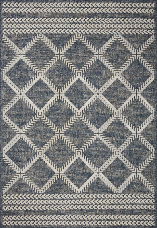 Loloi Rainier Rai-05 Denim/Ivory Rug - main flat