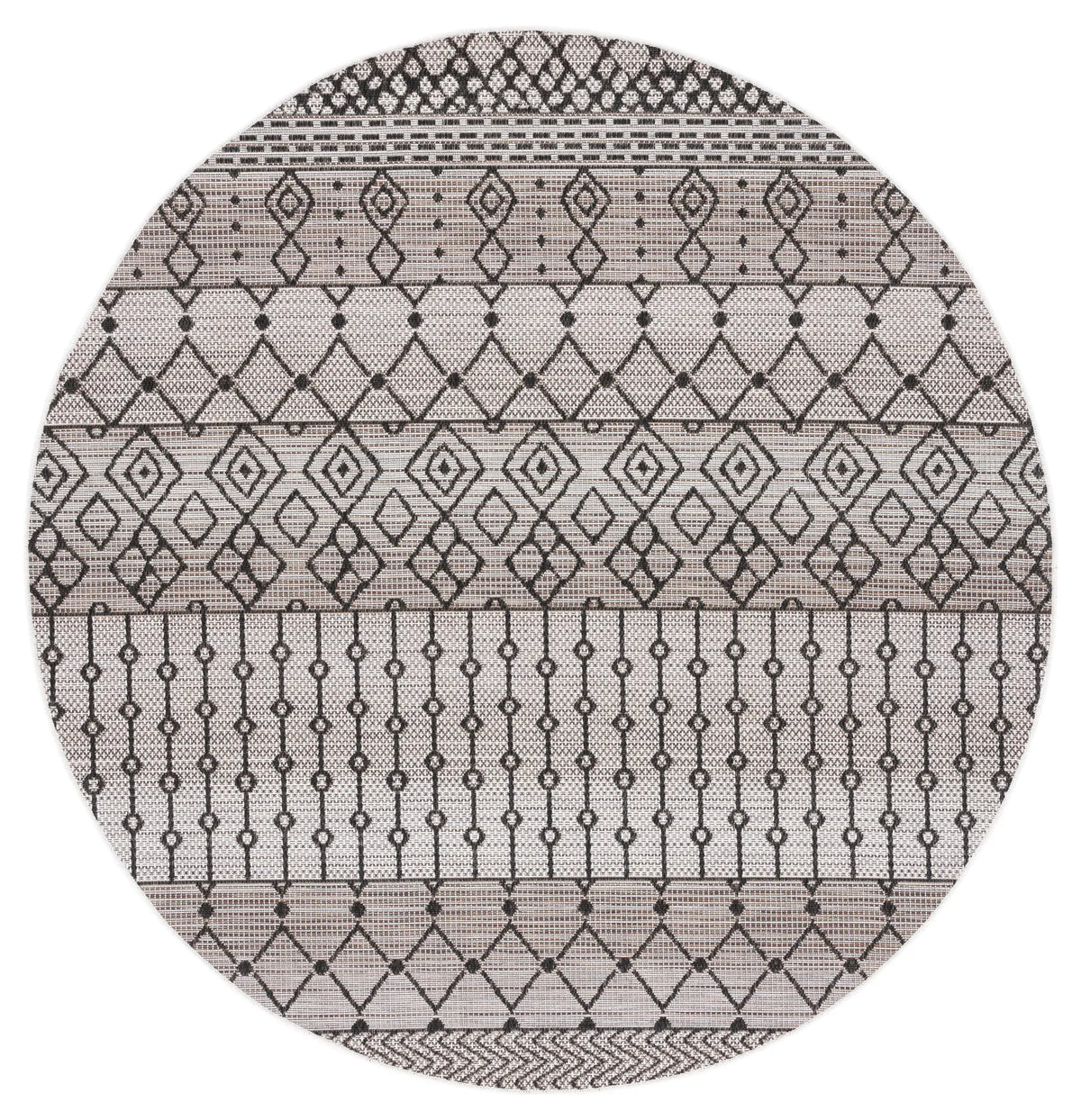 Safavieh Havana 6'-7" x 6'-7" Rug in Light Brown / Black