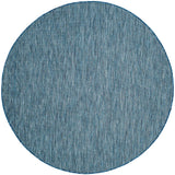 Safavieh Courtyard 6'-7" x 6'-7" Rug in Navy / Grey