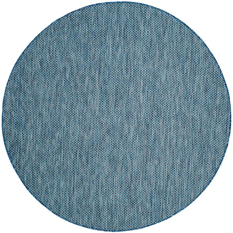 Safavieh Courtyard 6'-7" x 6'-7" Rug in Navy / Grey