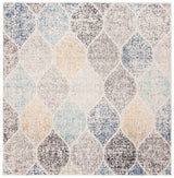 Safavieh Madison 6'-7" x 6'-7" Rug in Ivory / Blue