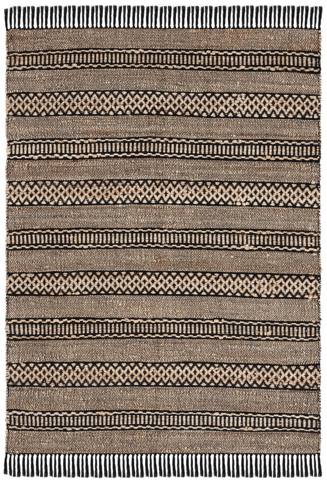 Safavieh Natural Fiber 5'-0" x 8'-0" Rug in Natural / Black