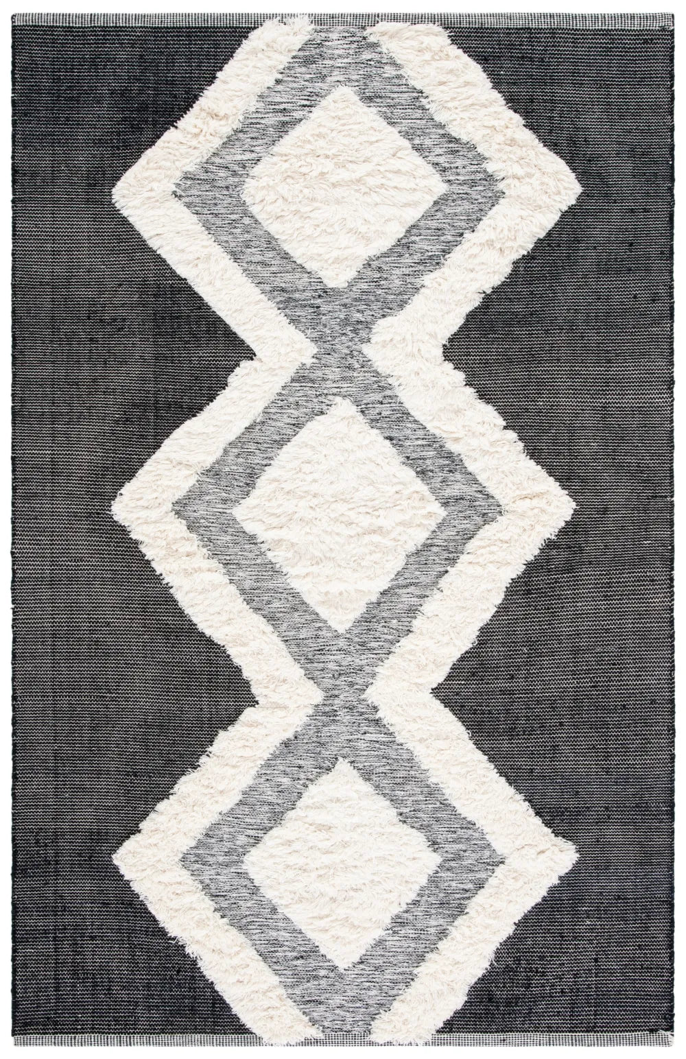 Safavieh Kenya 6'-0" x 9'-0" Rug in Ivory / Black