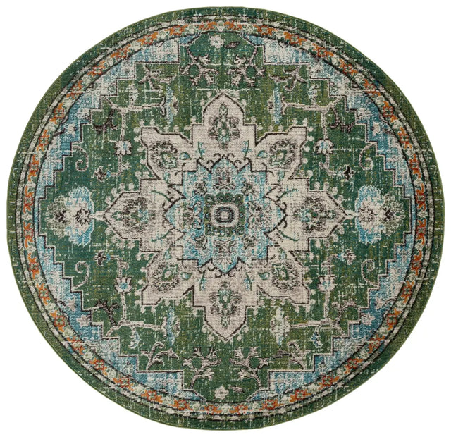 Safavieh Madison 6'-7" x 6'-7" Rug in Sage / Blue