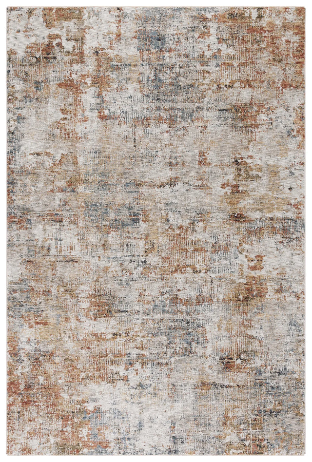 Safavieh Silverado 4'-0" x 6'-0" Rug in Rust / Blue