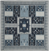 Safavieh Classic Vintage 6'-0" x 6'-0" Rug in Navy / Light Blue
