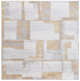 Safavieh Bayside 6'-7" x 6'-7" Rug in Ivory / Grey Gold
