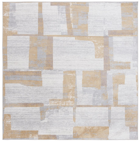 Safavieh Bayside 6'-7" x 6'-7" Rug in Ivory / Grey Gold