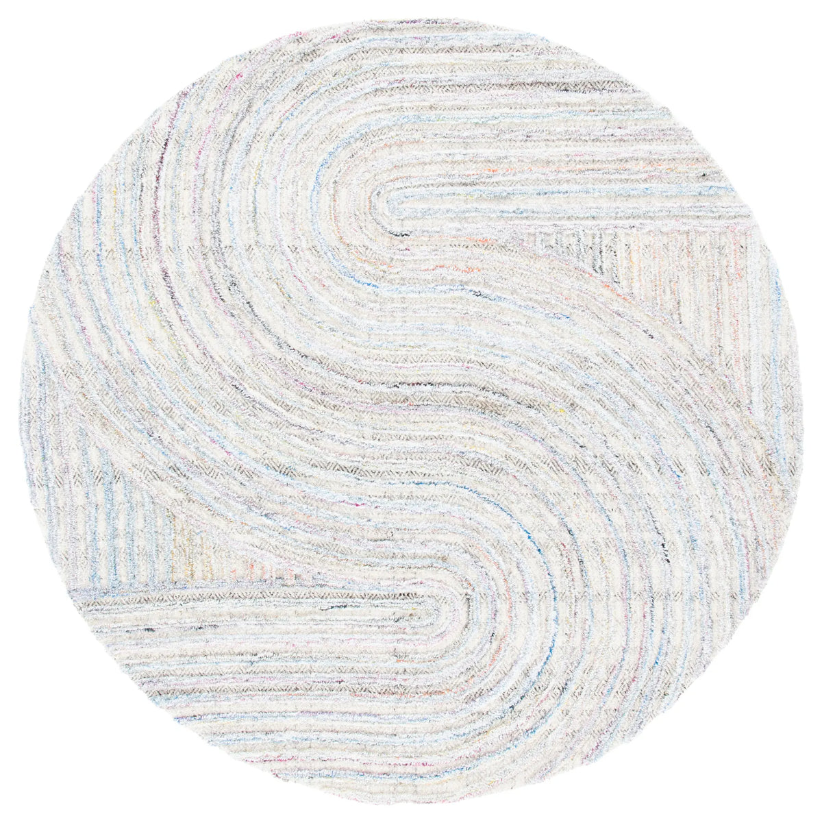 Safavieh Southampton 6'-0" x 6'-0" Rug in Pink / Blue