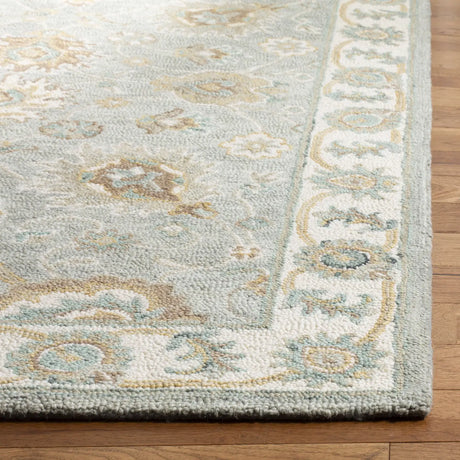 Safavieh Blossom 5'-0" x 8'-0" Rug in Aqua / Ivory