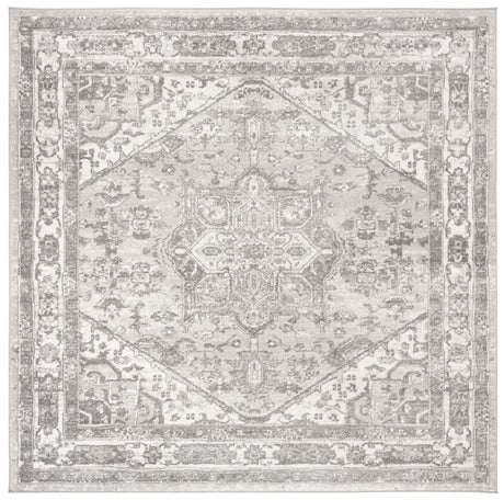 Safavieh Brentwood 6'-7" x 6'-7" Rug in Cream / Grey