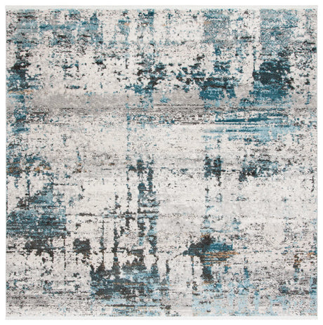Safavieh Shivan 6'-7" x 6'-7" Rug in Ivory / Navy