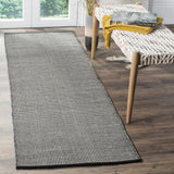Safavieh Montauk 2'-3" x 10'-0" Rug in Ivory / Black