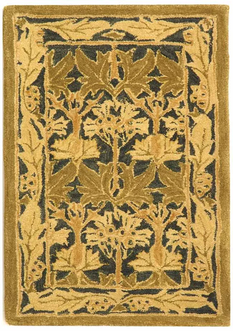 Safavieh Anatolia 2'-0" x 3'-0" Rug in Navy / Sage