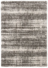 Safavieh Hudson Shag 4'-0" x 6'-0" Rug in Ivory / Grey