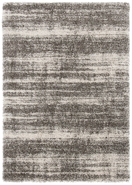 Safavieh Hudson Shag 4'-0" x 6'-0" Rug in Ivory / Grey