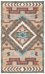 Safavieh Kilim 3'-0" x 5'-0" Rug in Natural / Blue