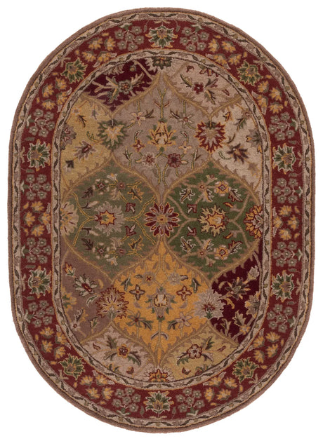 Safavieh Heritage 4'-6" x 6'-6" Rug in Multi