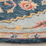 Safavieh Metro 6'-0" x 6'-0" Rug in Navy / Beige