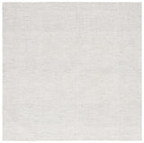Safavieh Ebony 6'-0" x 6'-0" Rug in Light Grey / Ivory