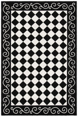 Safavieh Chelsea 5'-3" x 8'-3" Rug in Black / Ivory