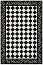 Safavieh Chelsea 5'-3" x 8'-3" Rug in Black / Ivory