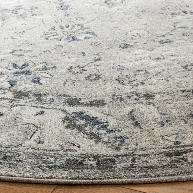 Safavieh Charleston 6'-7" x 6'-7" Rug in Grey / Dark Grey