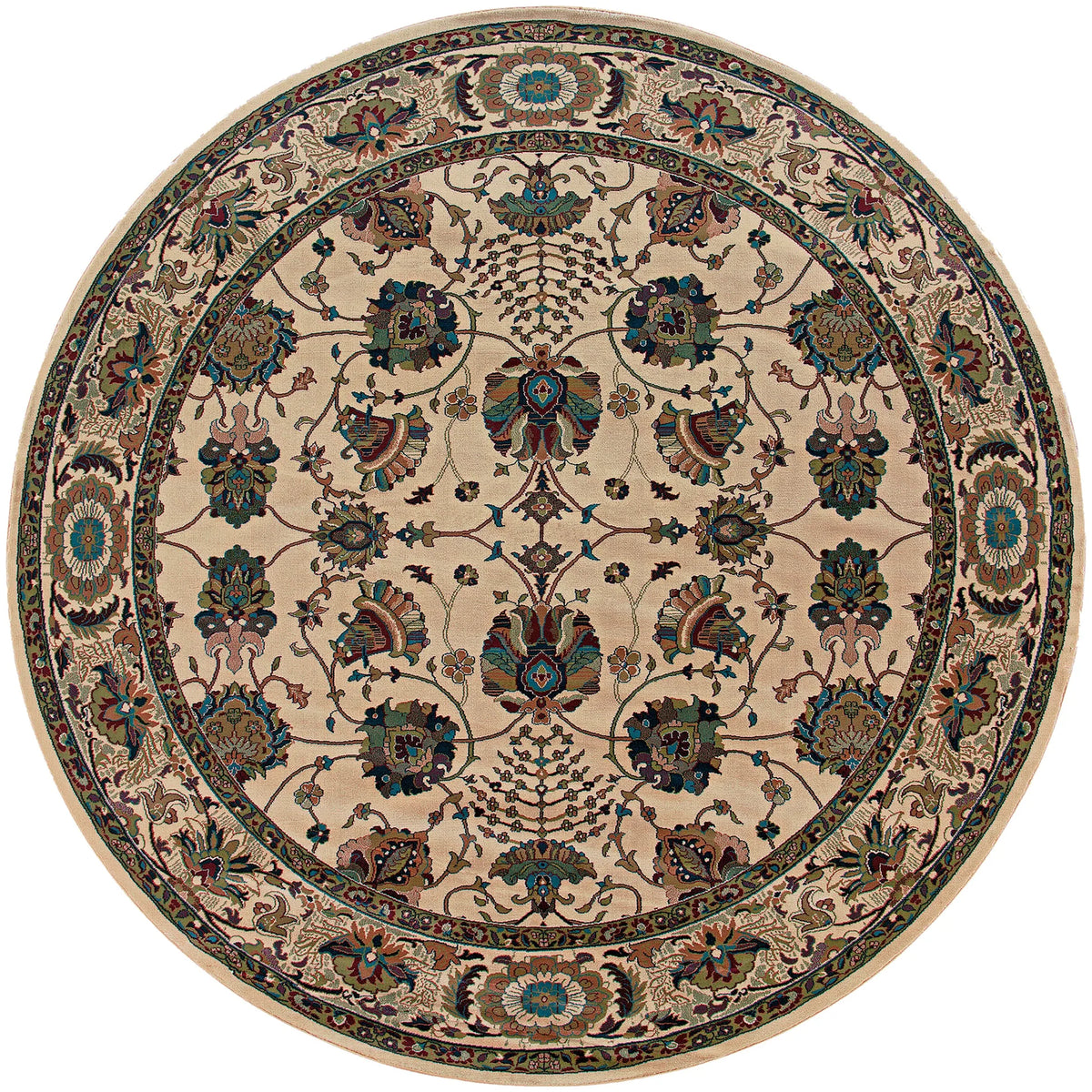 Oriental Weavers Sphinx Ariana 431o3 Ivory / Red Rugs - main flat