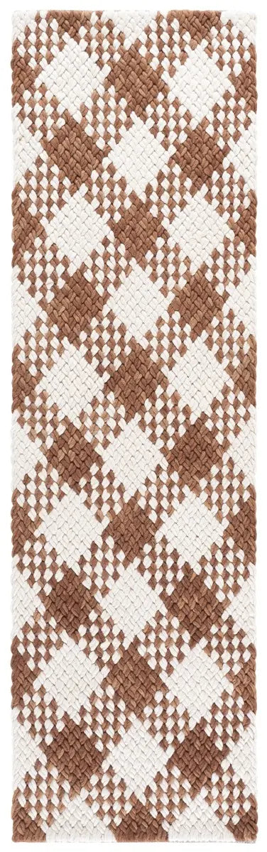 Safavieh Natural Fiber Couture 2'-3" x 8'-0" Rug in Rust / Ivory