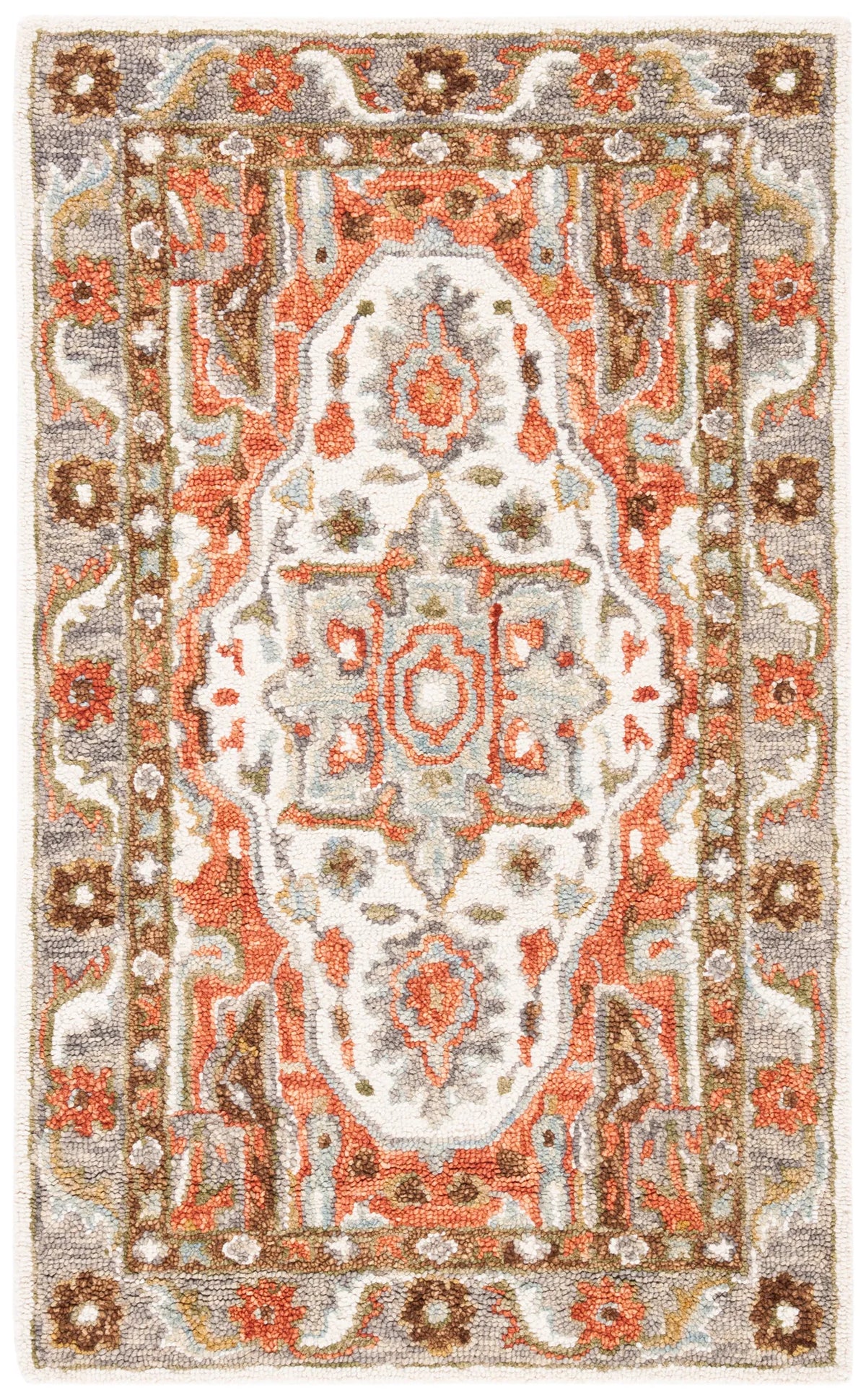 Safavieh Trace 3'-0" x 5'-0" Rug in Ivory / Red