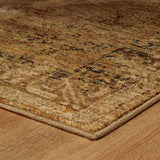 Oriental Weavers Sphinx Andorra 6845D Gold/Brown Rugs - corner detail