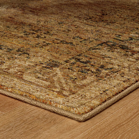 Oriental Weavers Sphinx Andorra 6845D Gold/Brown Rugs - corner detail