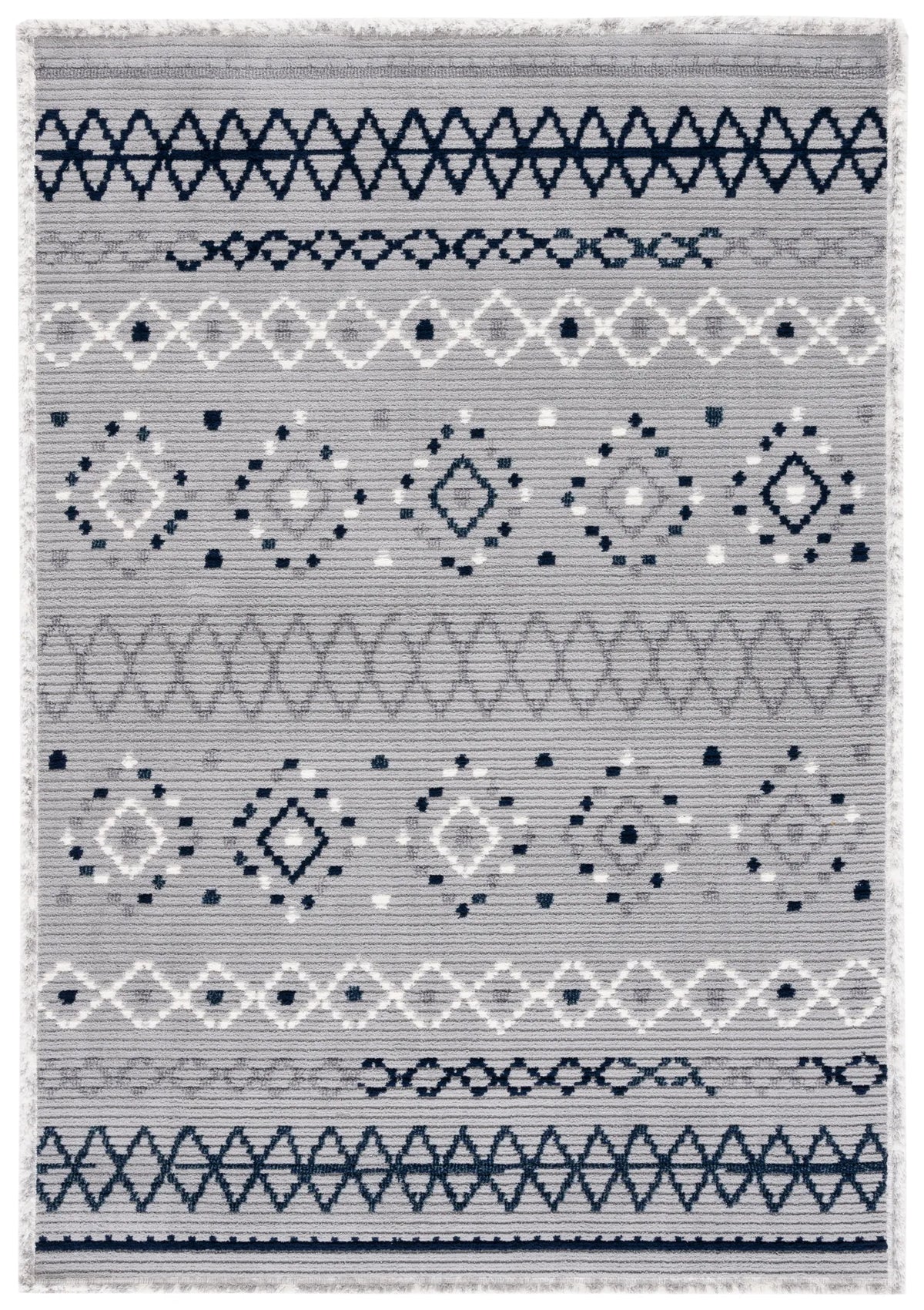 Safavieh Marrakesh 4'-0" x 6'-0" Rug in Grey / Navy