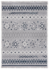 Safavieh Marrakesh 4'-0" x 6'-0" Rug in Grey / Navy