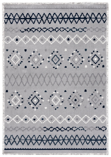 Safavieh Marrakesh 4'-0" x 6'-0" Rug in Grey / Navy