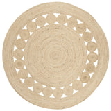 Safavieh Natural Fiber 5'-0" x 5'-0" Rug in Ivory
