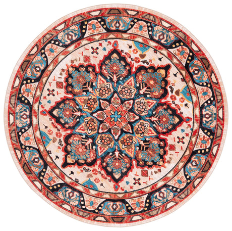 Safavieh Riviera 6'-7" x 6'-7" Rug in Blue / Beige