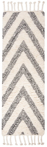 Safavieh Kenya 2'-3" x 10'-0" Rug in Black / Ivory