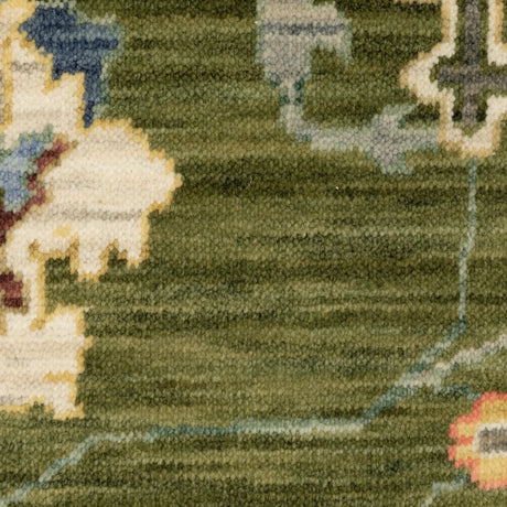 Oriental Weavers Sphinx LUCCA 2863E Green Floral Rugs - room scene 2