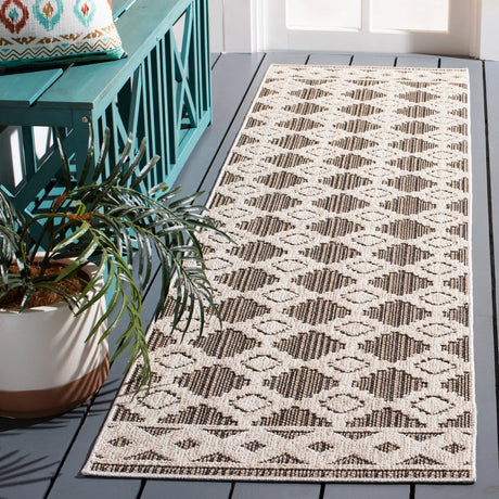 Safavieh Global 2'-2" x 8'-0" Rug in Beige / Dark Beig