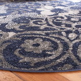 Safavieh Adirondack 6'-0" x 6'-0" Rug in Navy / Silver